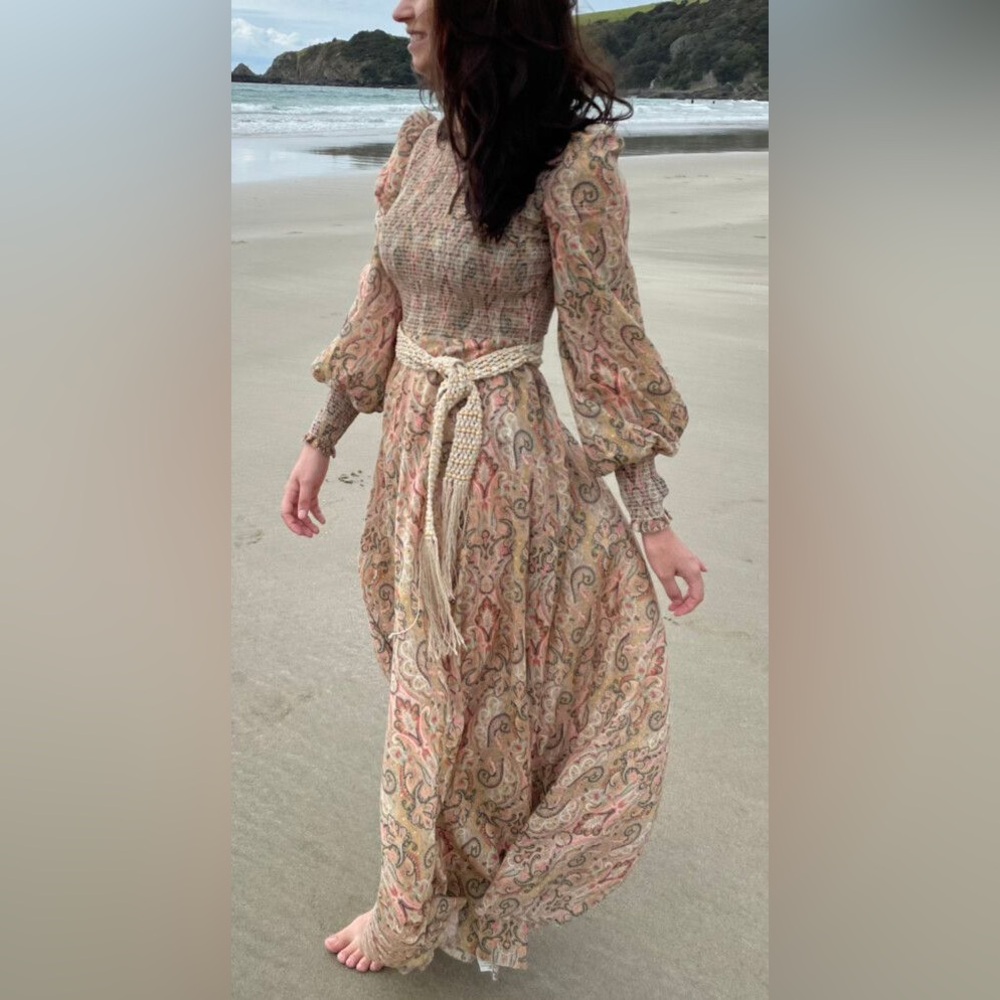 Zimmermann Freja Shirred Maxi Dress - Picture 7 of 7